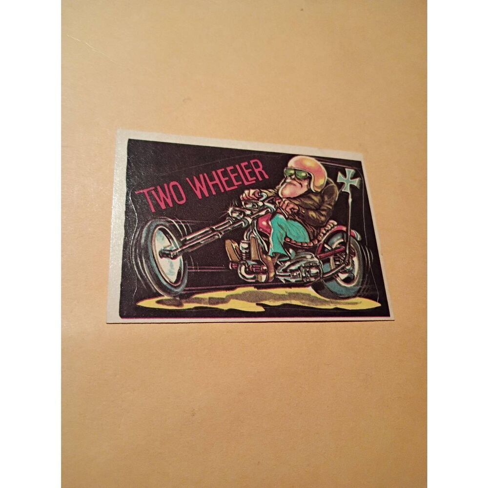 Vintage 1978 Donruss CB Convoy Sticker Trading Card CB Dictionary Two Wheeler